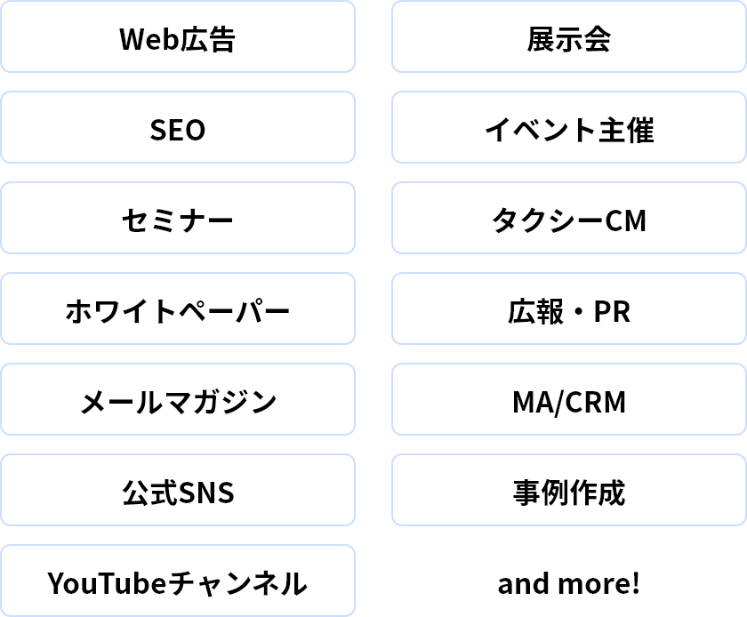 実施施策の一例